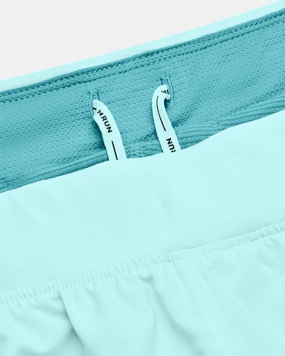 Pantalón corto 2 en 1 UA Iso-Chill Run para mujer, Blue, pdpMainDesktop image number 6